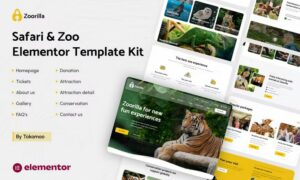 Zoorilla Safari & Zoo Elementor Template Kit