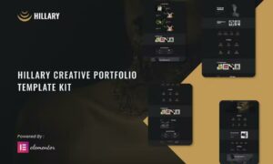 hillary-creative-portfolio-elementor-template-kit-K4FXNGC