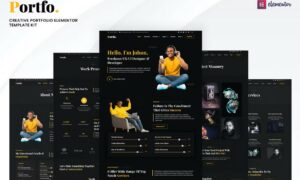 portfo-creative-portfolio-elementor-template-kit-YU36AY7