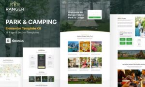 ranger-camping-adventure-elementor-template-kit-34B4K76 ranger-camping-adventure-elementor-template-kit-34B4K76