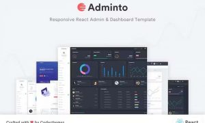 Adminto – React Admin & Dashboard Template