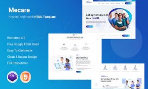 Mecare – Hospital and Health HTML Template