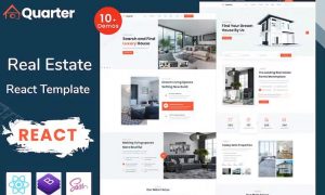 Quarter – Real Estate React Template