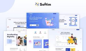 Softim – IT Solution Saas Startup HTML Template